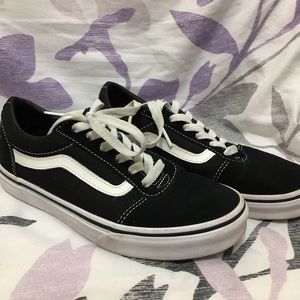 Black Vans with White Stripe!!
